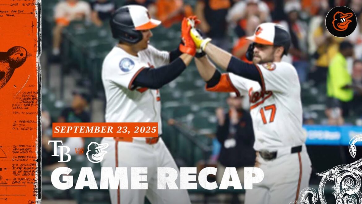Rays vs. Orioles Game Recap (9/23/25) | MLB Highlights | Baltimore Orioles