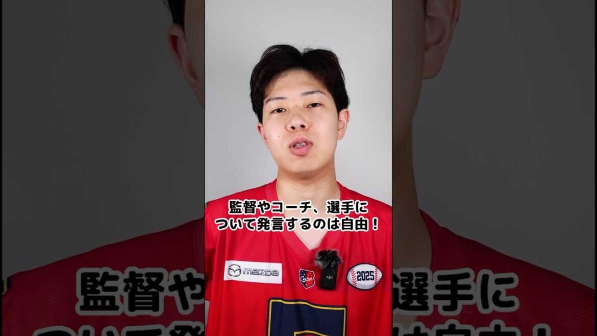 誹謗中傷コメント、ダメ、絶対 #shorts #カープ #carp #広島東洋カープ #プロ野球 #野球 #カープファン #野球ファン