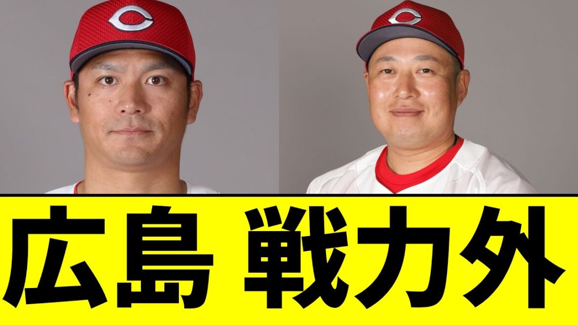 広島東洋カープ　田中広輔ら戦力外判明