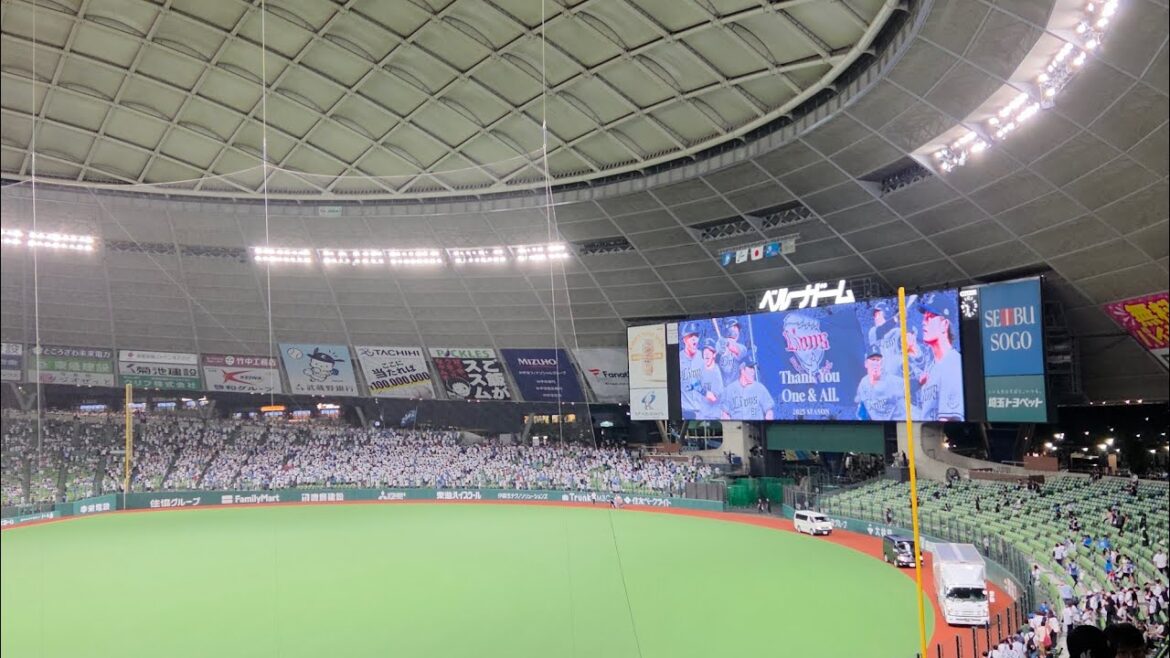 【2025本拠地最終戦】埼玉西武ライオンズ全選手応援歌(背番号順) 西武-ロッテ ベルーナドーム2025/9.29