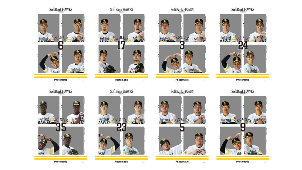 韓国発セルフフォトブース「Photomatic」にホークス選手の撮りおろしフレームが新登場 | 福岡ソフトバンクホークス 韓国発セルフフォトブース「Photomatic」にホークス選手の撮りおろしフレームが新登場 | 福岡ソフトバンクホークス