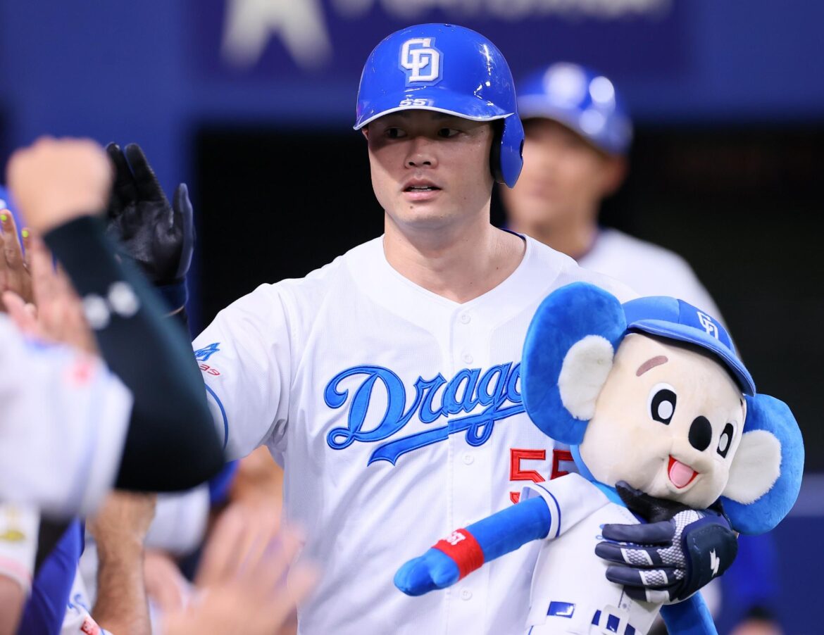 【中日】逆転勝ち 連敗止め3位と1.5G差!上林同点打&細川14号決勝3ラン、7番石川昂に今季1号 大野6回2失点で9勝目 松山38S(TBS NEWS DIG Powered by JNN) 【中日】逆転勝ち 連敗止め3位と1.5G差!上林同点打&細川14号決勝3ラン、7番石川昂に今季1号 大野6回2失点で9勝目 松山38S(TBS NEWS DIG Powered by JNN)