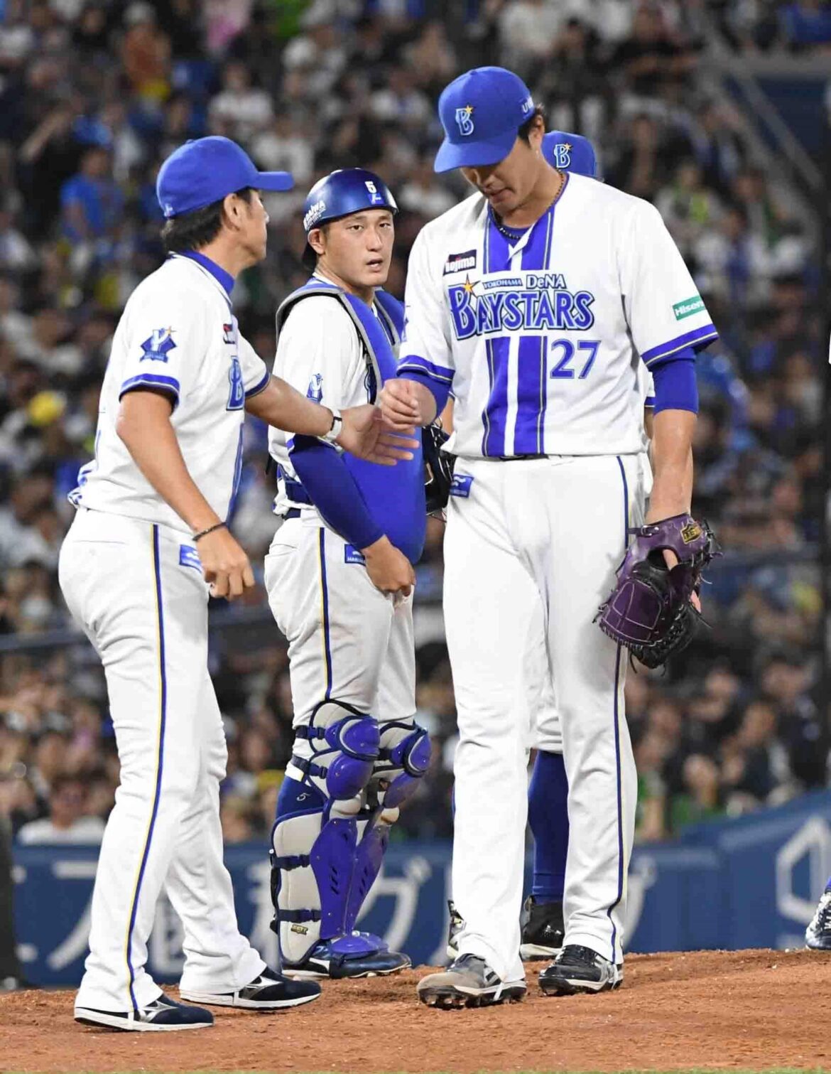 ＤｅＮＡ・藤浪は七回途中２失点で降板 ２勝目ならず 中村悠に２球連続で危険な抜け球→四球を与えて交代（デイリースポーツ） - Yahoo!ニュース - Yahoo!ニュース