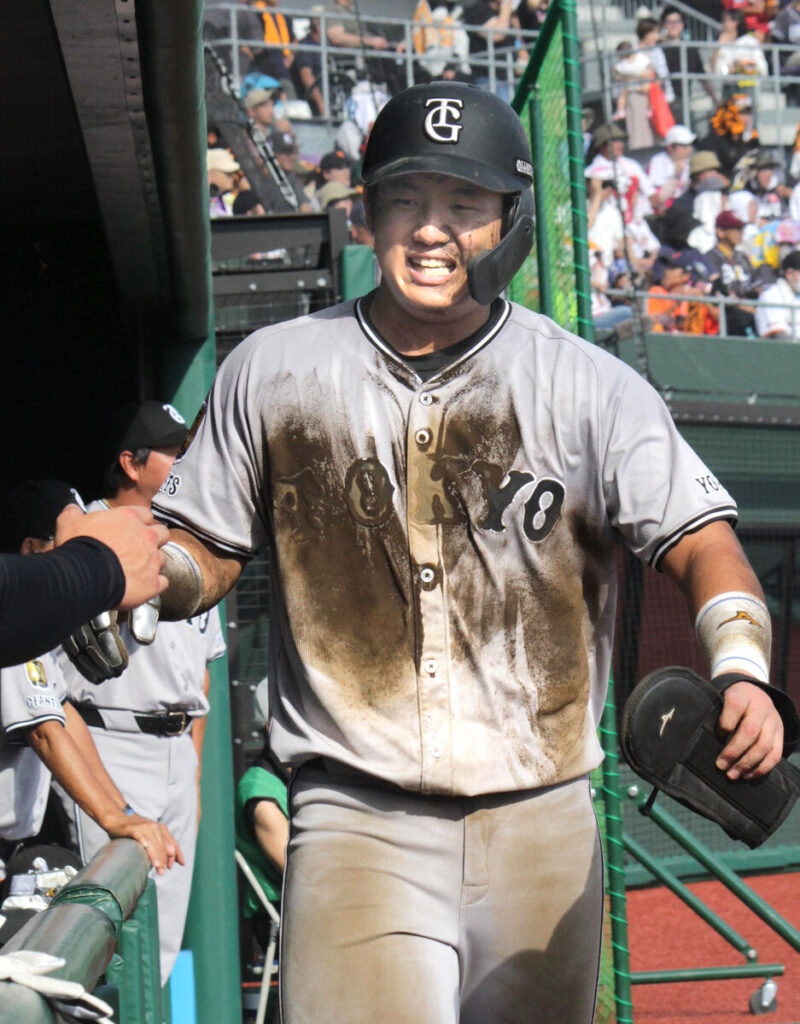 巨人ドラ1の石塚裕惺「結果を出していくことで1軍の目に留まる」 2戦連続先頭弾、4安打2打点(スポーツ報知) – Yahoo!ニュース – Yahoo!ニュース 巨人ドラ1の石塚裕惺「結果を出していくことで1軍の目に留まる」 2戦連続先頭弾、4安打2打点(スポーツ報知) - Yahoo!ニュース - Yahoo!ニュース