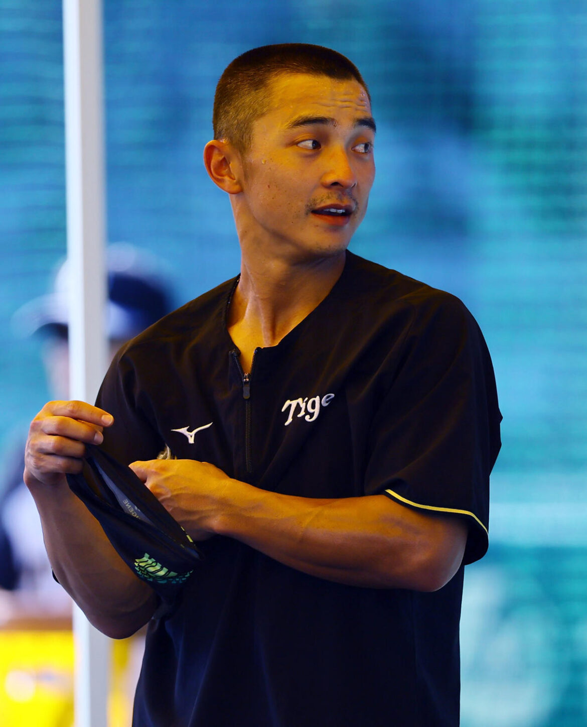 【阪神】熊谷敬宥が丸刈りスタイルでグラウンド入り 史上最速の優勝決定の可能性があるこの日から（日刊スポーツ） - Yahoo!ニュース - Yahoo!ニュース