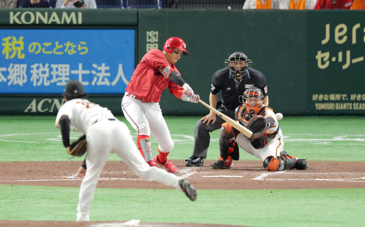 【広島】小園海斗、ライバルの巨人・泉口の前でまた猛打賞！４打席終了時点で打率．３０４まで上昇（スポーツ報知） - Yahoo!ニュース - Yahoo!ニュース