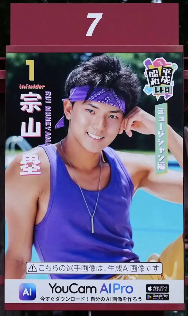 楽天宗山が100安打にリーチ。自身の昭和アイドル風生成AIには「昔の映像みたいで面白かった」 - スポニチ Sponichi Annex 野球