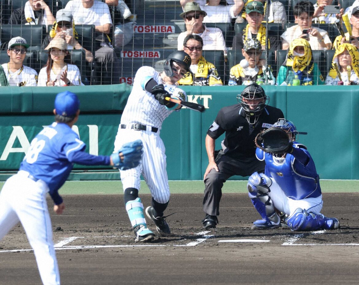 阪神・佐藤輝明 初回の先制適時二塁打でシーズン92打点目 23年に並ぶキャリアハイ（スポニチアネックス） - Yahoo!ニュース - Yahoo!ニュース