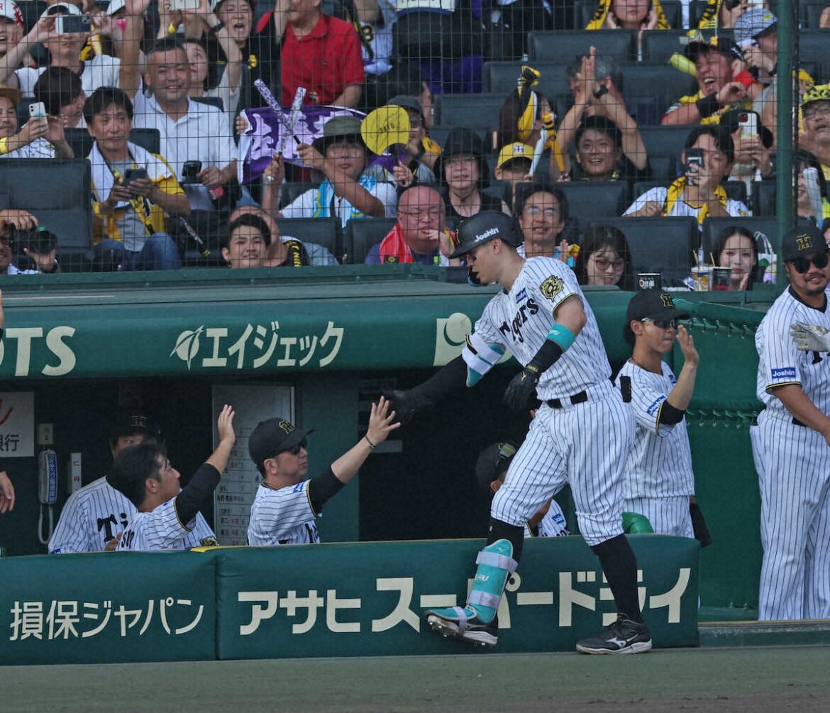 阪神 中日に快勝でシーズン80勝到達 5打点の佐藤輝明は自身最多96打点に到達（スポニチアネックス） - Yahoo!ニュース - Yahoo!ニュース