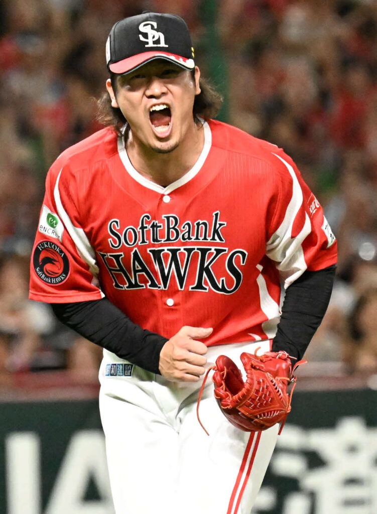 【ソフトバンク】杉山一樹「しびれました」リーグトップ28Ｓ レイエス三振締めでガッツポーズ（日刊スポーツ） - Yahoo!ニュース - Yahoo!ニュース
