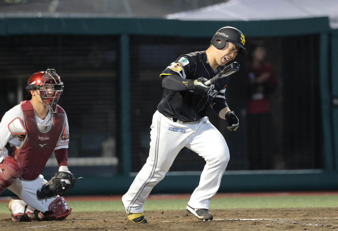 ５回２死二塁、二ゴロに倒れた近藤健介（カメラ・今成　良輔）