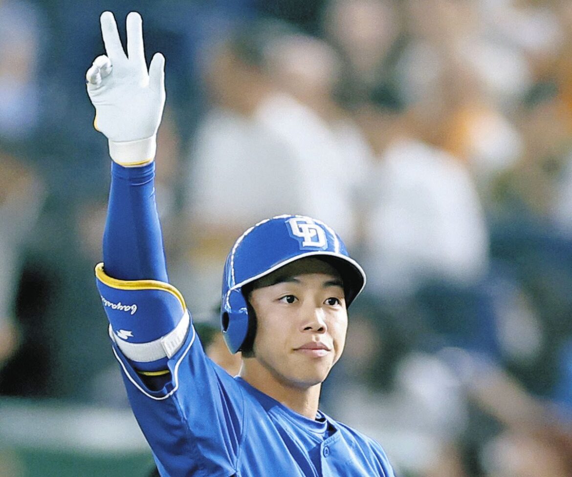 中日・岡林勇希、自己最多タイの今季163安打目 初回に巨人・田中将大から中前打（中日スポーツ） - Yahoo!ニュース - Yahoo!ニュース