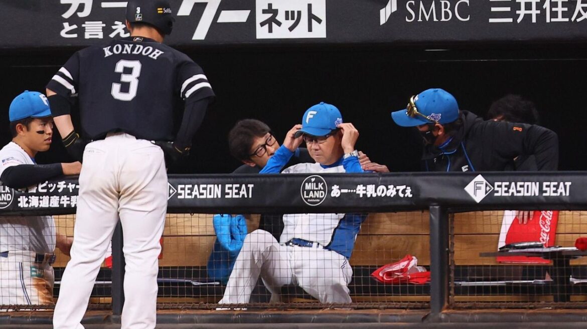 騒然 バット折れ日ハムコーチ直撃 - Yahoo!ニュース