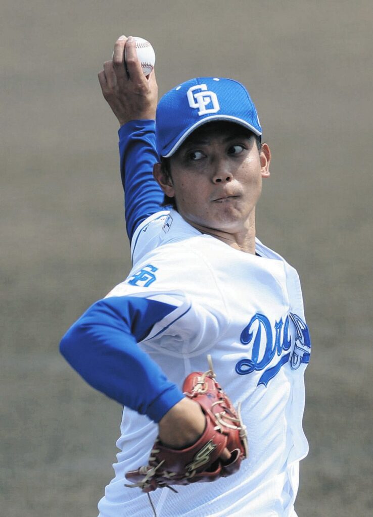 ソフトバンク戦に先発した岡田