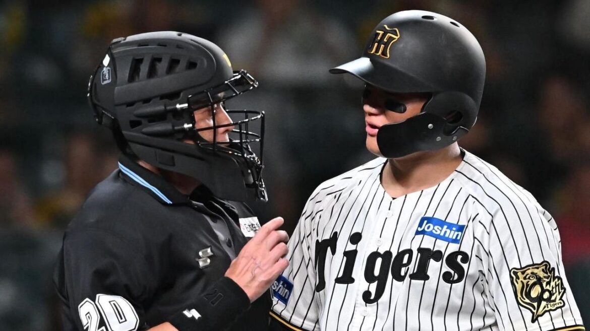 阪神・森下が白井球審と一触即発 - Yahoo!ニュース