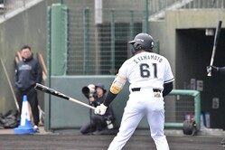  ロッテ・山本大斗［撮影＝岩下雄太］ 