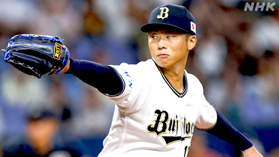 オリックス 曽谷龍平 折れたバットが胸を直撃 打撲と診断 - nhk.or.jp