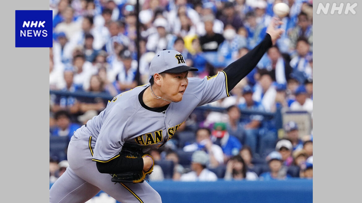 阪神 及川雅貴 プロ野球記録に並ぶ17試合連続ホールド達成 - nhk.or.jp