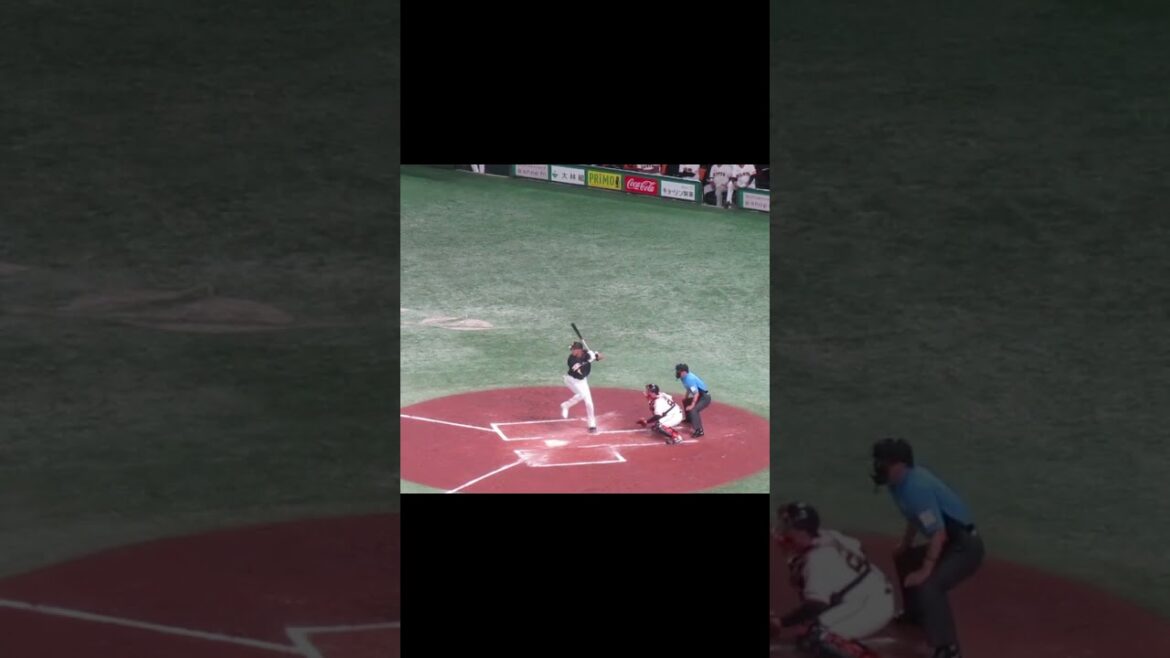 柳田悠岐のタイムリーヒット時のスイング＜読売ジャイアンツ対 福岡ソフトバンクホークス2024年5月30日＞