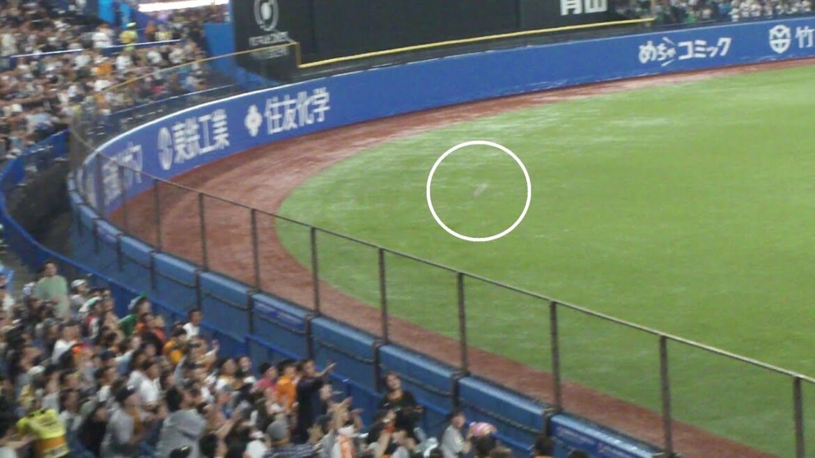 ヤクルト 中村悠平 勝ち越し2ランホームラン 第1号　ヤクルト vs 巨人　2025年9月28日(日)　神宮球場