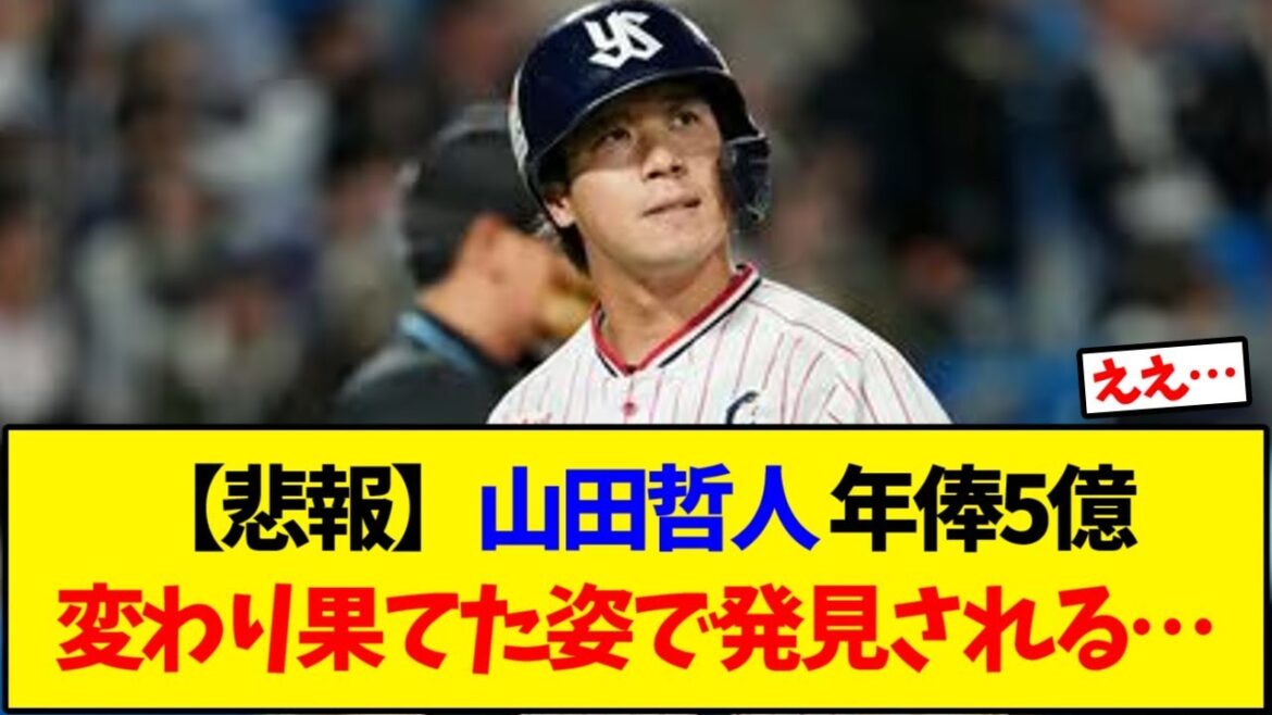 山田哲人さん、変わり果てた姿で発見される…【反応集】
