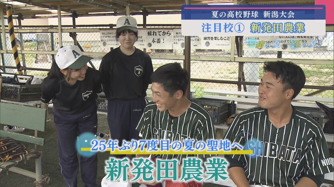 【高校野球｜注目校①】25年ぶり7度目の甲子園出場を狙う「新発田農業」【新潟】スーパーJにいがた6月30日OA