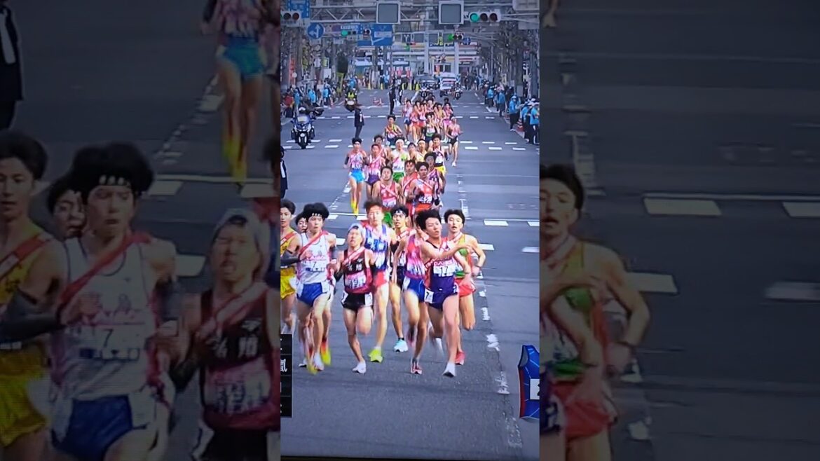 全国男子駅伝2025 1区 濱口大和(長野)手袋を投げ捨てる #駅伝 #ekiden #佐久長聖