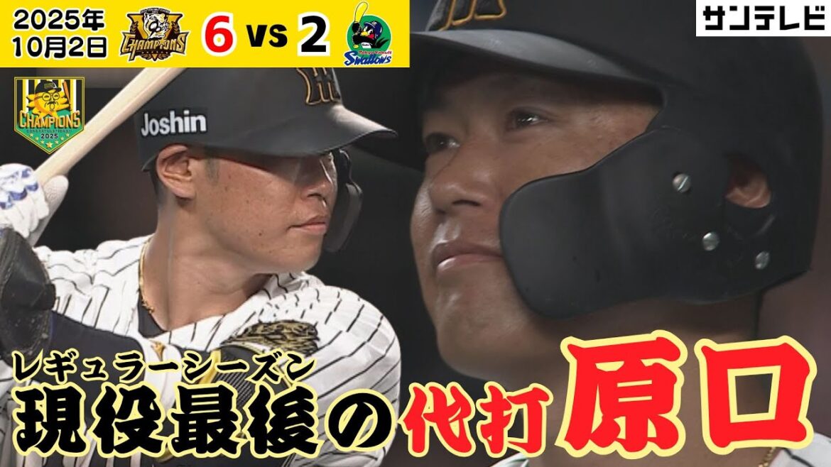 【代打原口 ノーカット】レギュラーシーズン現役最終打席!原口らしく初球から果敢に攻める! #サンテレビボックス席 【代打原口 ノーカット】レギュラーシーズン現役最終打席!原口らしく初球から果敢に攻める! #サンテレビボックス席