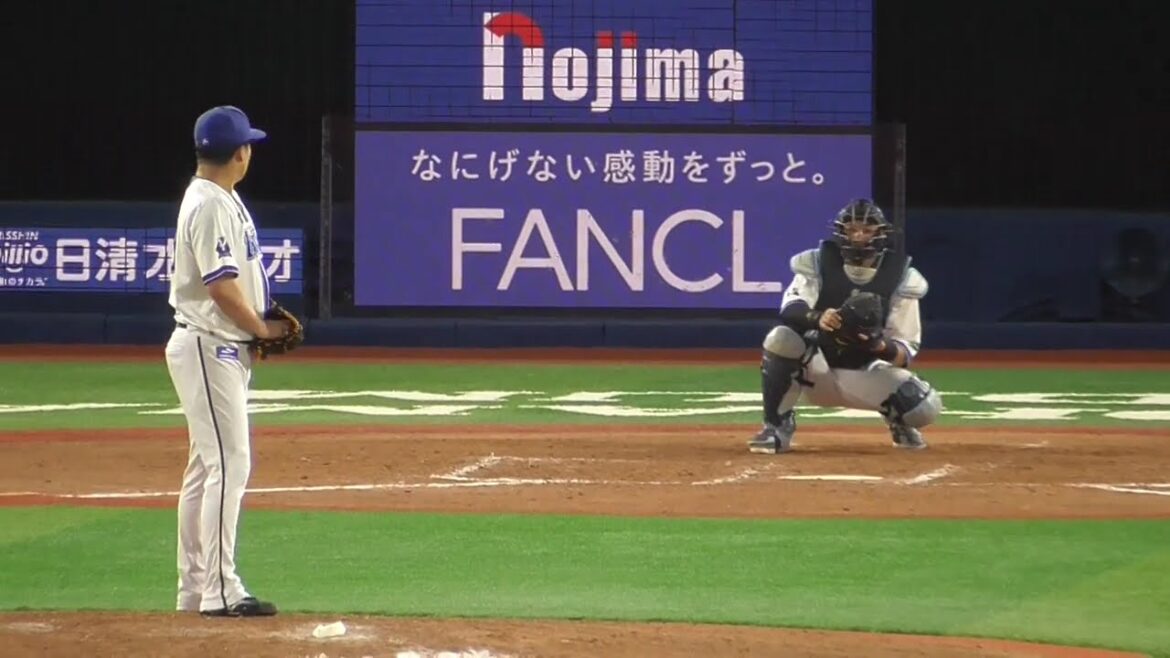 2025年9月26日 巨人戦・伊勢 大夢 投手の準備投球（イニング中外）