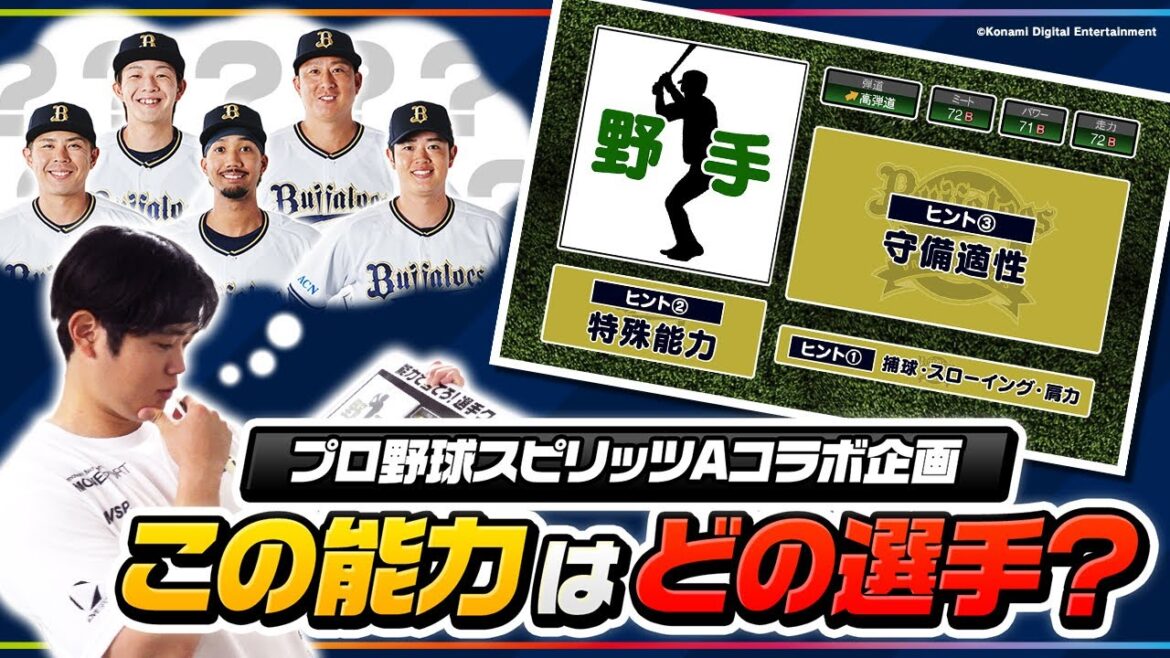 【プロ野球スピリッツAコラボ企画】この能力はどの選手？