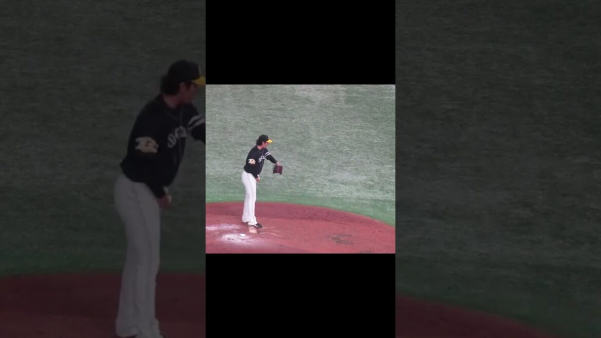 ソフトバンク 杉山一樹のピッチングフォーム＜読売ジャイアンツ対 福岡ソフトバンクホークス2024年5月30日＞