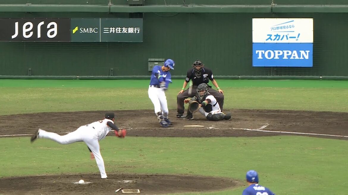 4回表、尾田剛樹の犠牲フライで中日が1点を追加！ -2025年プロ野球ファーム日本選手権-
