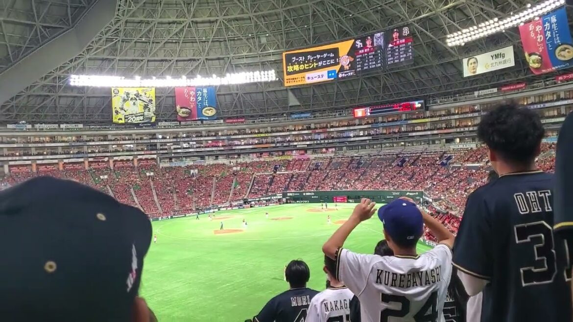 20250726　ﾑﾈデカいぞ♪【宗佑磨 応援歌】　1回表　ｵﾘｯｸｽ･ﾊﾞﾌｧﾛｰｽﾞ@みずほPayPayﾄﾞｰﾑ福岡･ﾚﾌﾄ外野［鷹祭 SUMMER BOOST 2025］