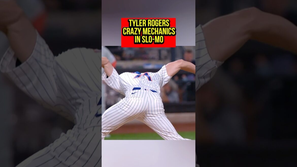 タイラー・ロジャースのクレイジーな動きをスローモーションで。😳😳 #野球 #MLB #ピッチング