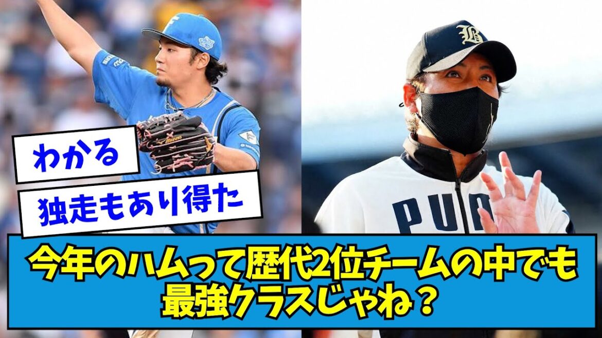 【本音】今年のハムって歴代2位チームの中でも最強クラスじゃね？【なんJ反応】