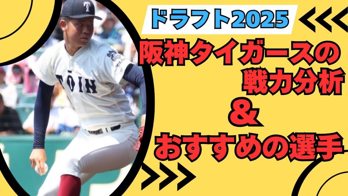 【ドラフト2025】阪神タイガースの戦力分析＆おすすめの選手