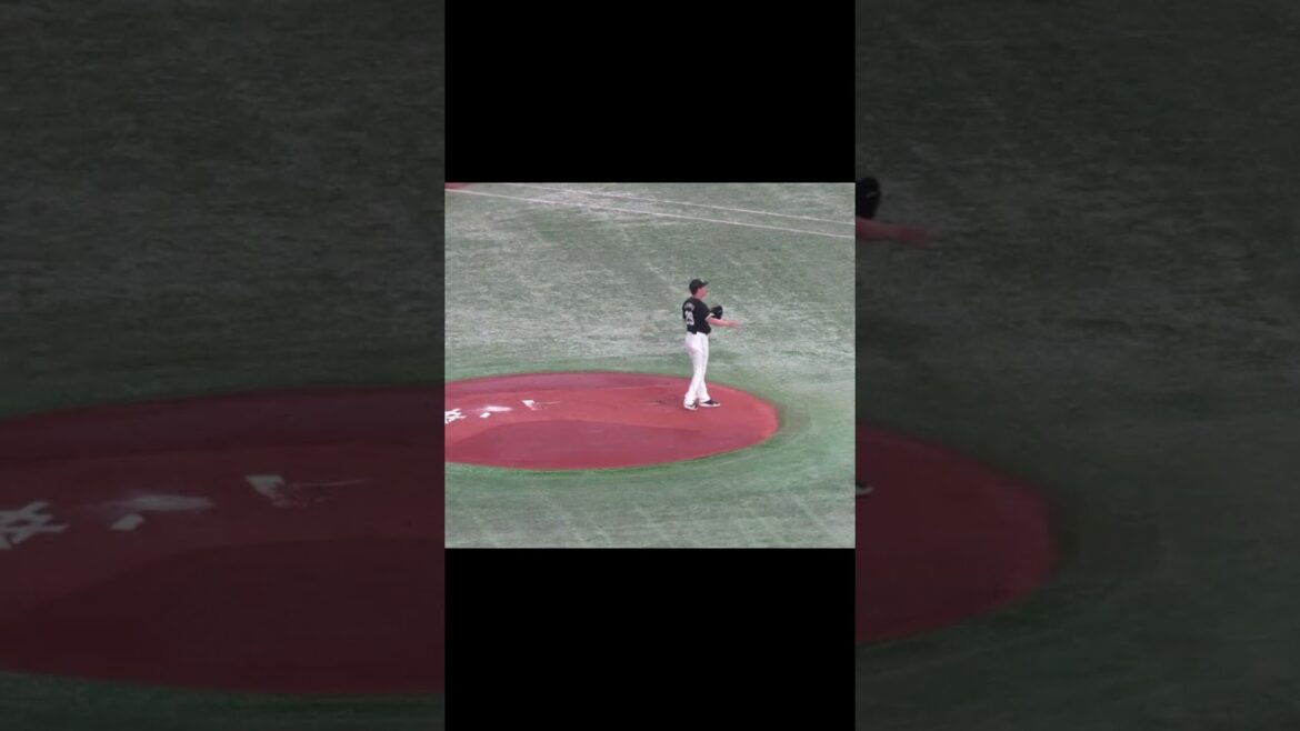 マリーンズ西野勇士のピッチングフォーム＜読売ジャイアンツ対 千葉ロッテマリーンズ2024年6月6日＞