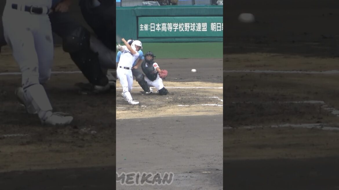 県岐阜商業 横山君のド迫力スイング！！