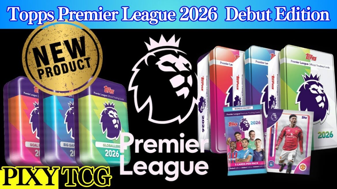 【サッカー】TOPPSのNEWプロジェクト開封！【Topps Premier League 2026 - Debut Edition】開封動画★soccer★プレミアリーグ★