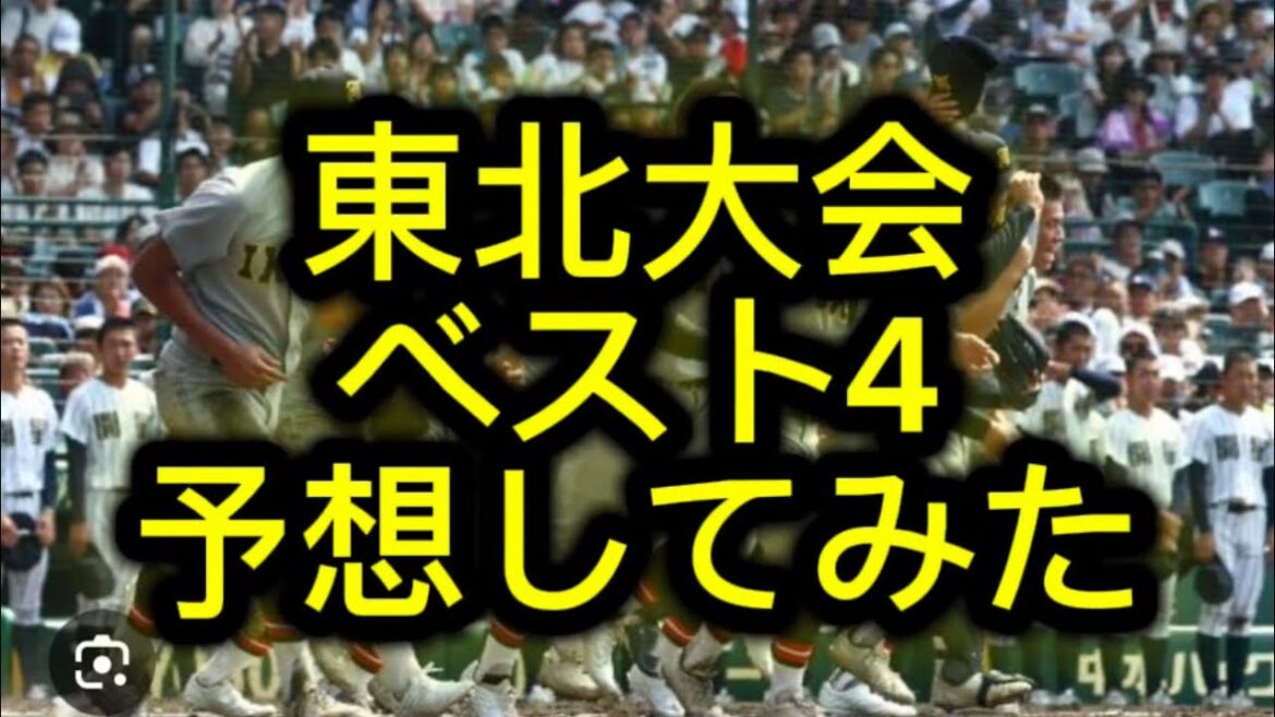 【高校野球】東北大会ベスト4予想してみた#高校野球 #甲子園