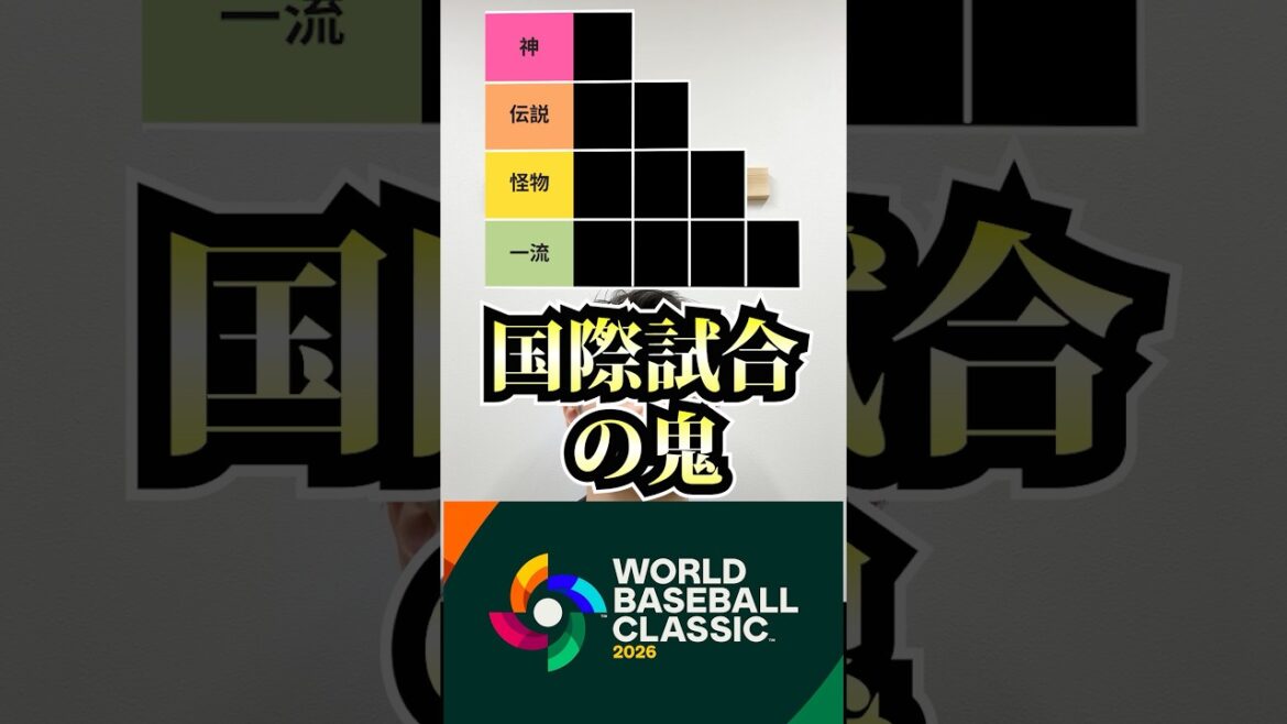 プロ野球tierを作ろう #tierlist #プロ野球 #wbc #大谷翔平 #井端弘和