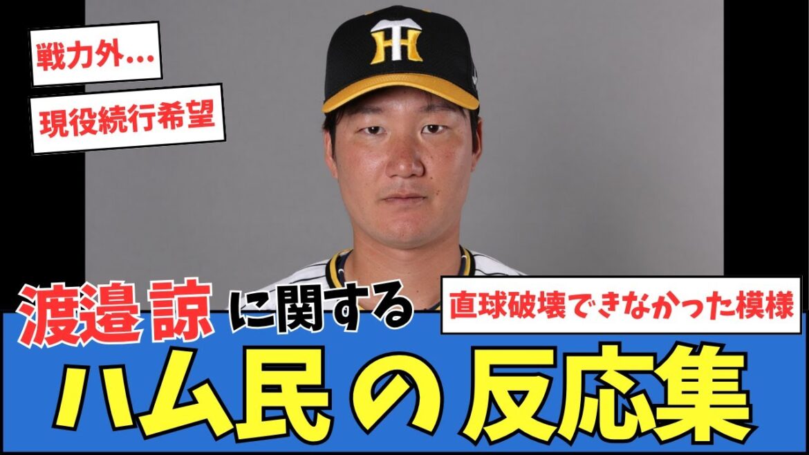 【阪神】渡邉諒に関するハム民の反応集 【阪神】渡邉諒に関するハム民の反応集