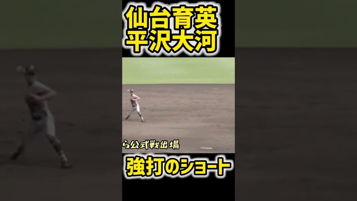 【仙台育英】平沢大河選手の甲子園での活躍【高校野球】