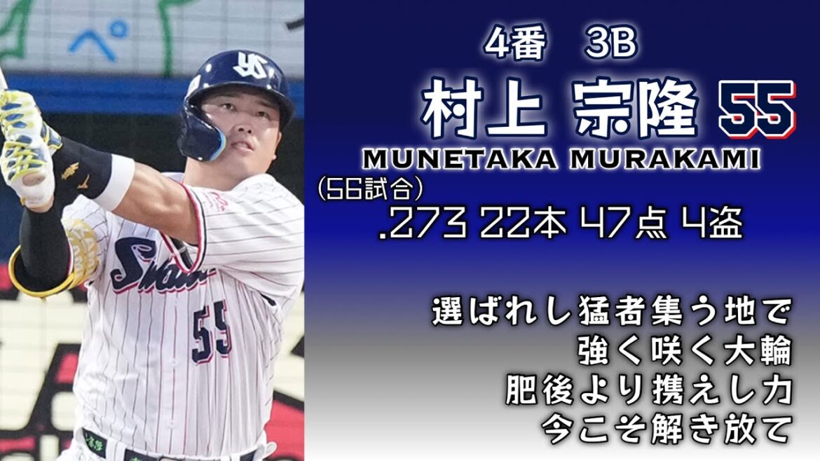 2025年 東京ヤクルトスワローズ 1-9+α