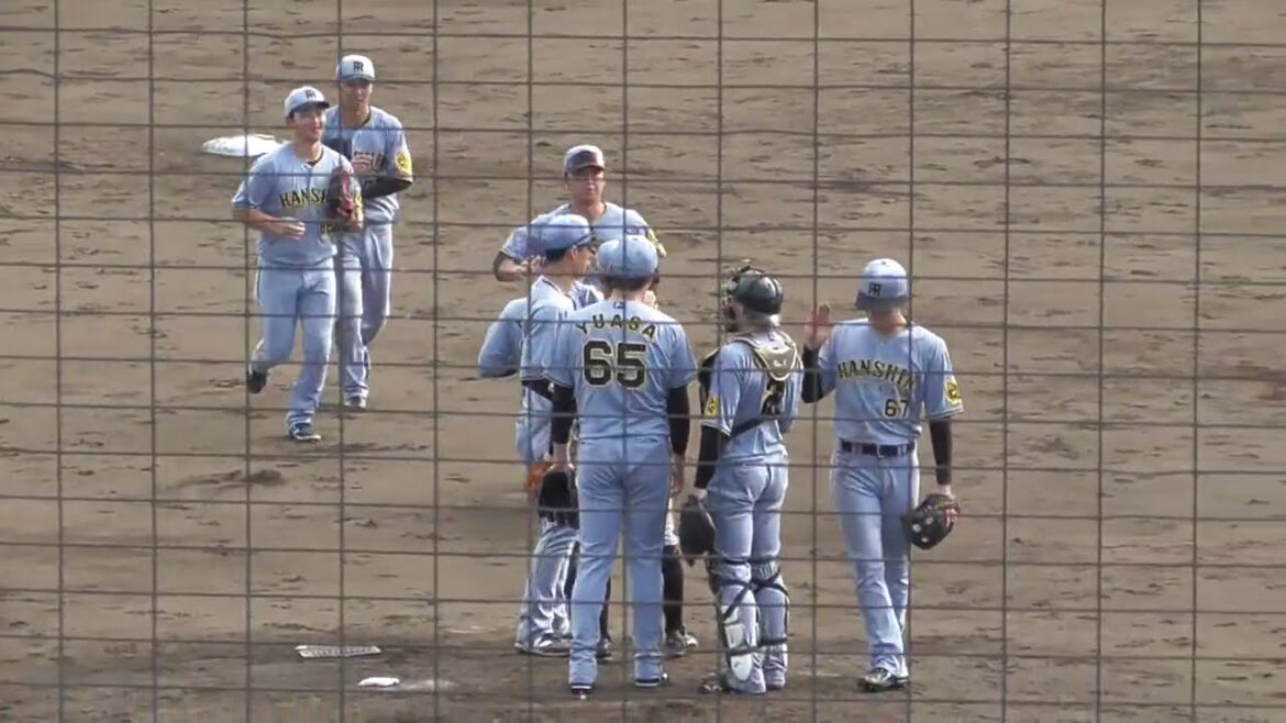 2025年10月みやざきフェニックスリーグ・埼玉西武ー阪神・試合終了。