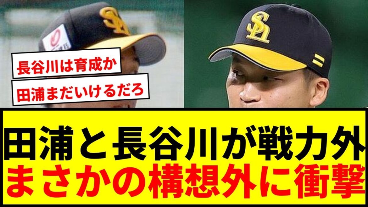 【速報】ソフトバンク田浦文丸と長谷川威展が戦力外!トミージョン長谷川は育成打診か 【速報】ソフトバンク田浦文丸と長谷川威展が戦力外!トミージョン長谷川は育成打診か
