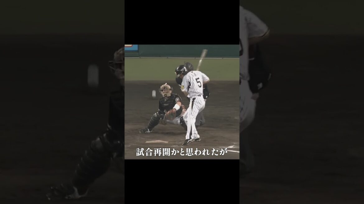 緊迫した最終回の場面で球審白井の誤審が発動してしまう 緊迫した最終回の場面で球審白井の誤審が発動してしまう