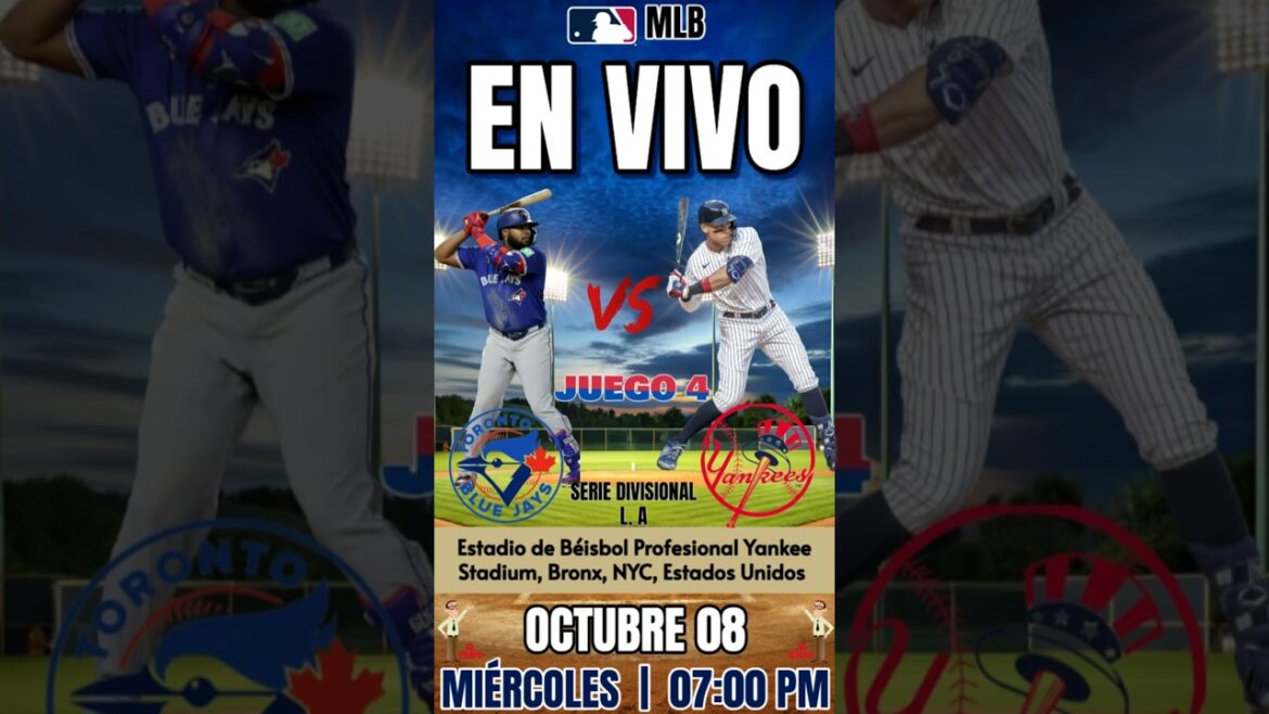 トロント・ブルージェイズ vs. ニューヨーク・ヤンキース ライブ | 第4戦 | ディビジョンシリーズ トロント・ブルージェイズ vs. ニューヨーク・ヤンキース ライブ | 第4戦 | ディビジョンシリーズ
