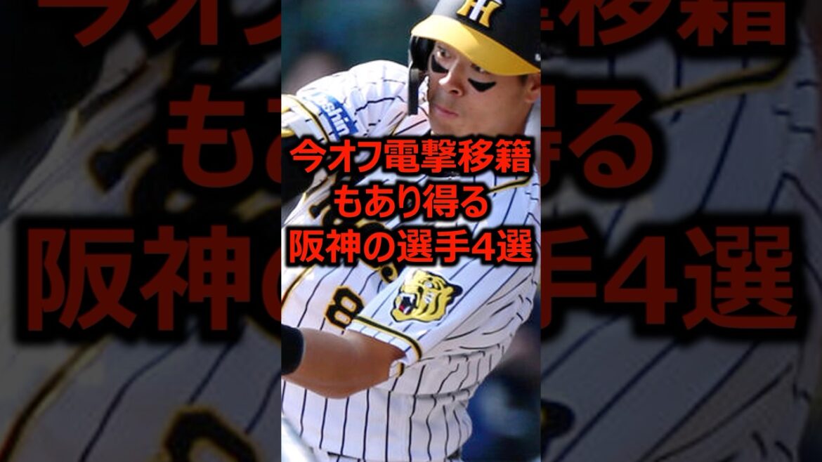 今オフ電撃移籍もあり得る阪神の選手4選 #プロ野球 #阪神タイガース #佐藤輝明 今オフ電撃移籍もあり得る阪神の選手4選 #プロ野球 #阪神タイガース #佐藤輝明