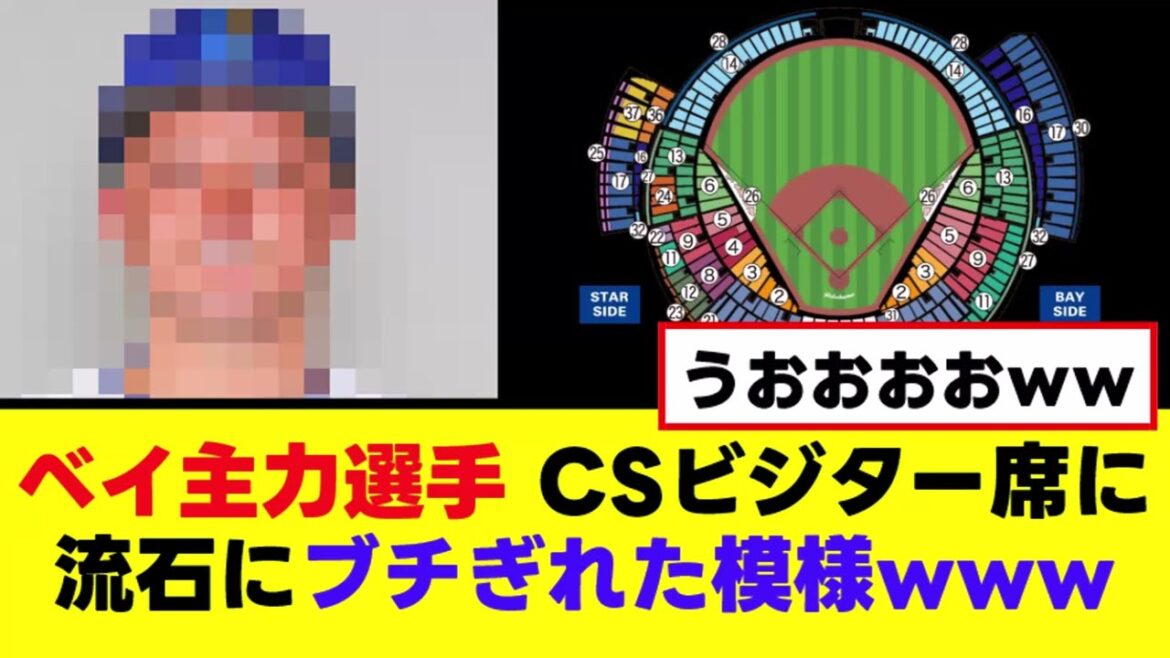 【朗報】DeNA主力選手、CSビジター席に流石にキレる 【朗報】DeNA主力選手、CSビジター席に流石にキレる